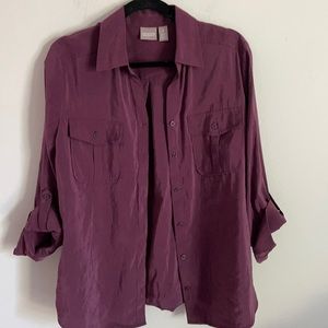 Chico’s Button Down Shirt Size 2